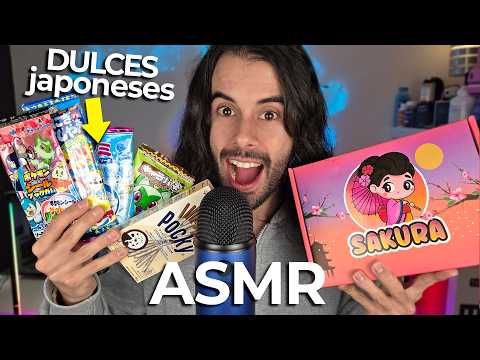 ASMR ABRIENDO CAJA SORPRESA DE DULCES JAPONESES ✨😮 | ASMR para DORMIR en español