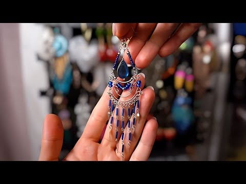 ASMR for Sleep ✨️ Jingly Earrings & Chain Clinks in Soft Whispers 