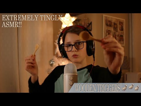 ASMR Wooden Triggers (EXTREMELY TINGLY)