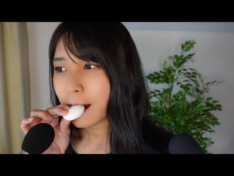 【ASMR】口元ゼロ距離でマシュマロ咀嚼音♡柔らかトリガー