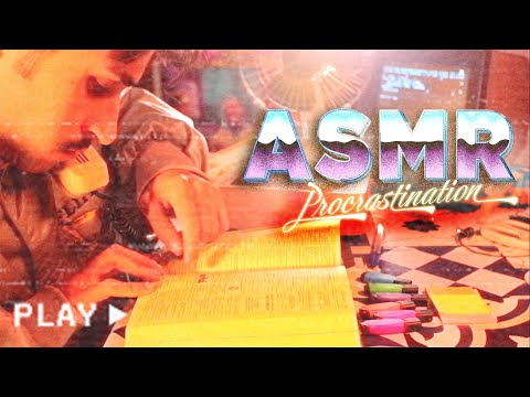 ASMR Lo-Fi 📹STILL SEALED Phone Book from 1990 ☎️Page Turning 📖