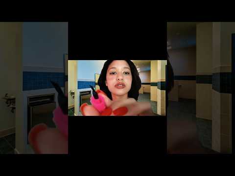 asmr maquiagem no banheiro da escola por 5$ reais #asmr #pov