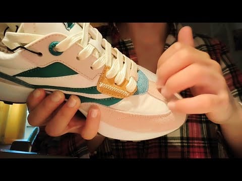 ASMR | GIVING MY SHOES A MASSAGE (LOFI & NO TALKING ASMR)