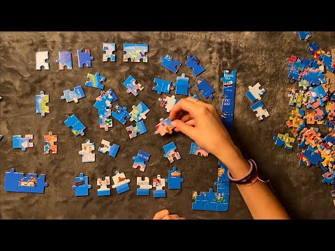 Clicky Whispers ASMR with World puzzle 🧩