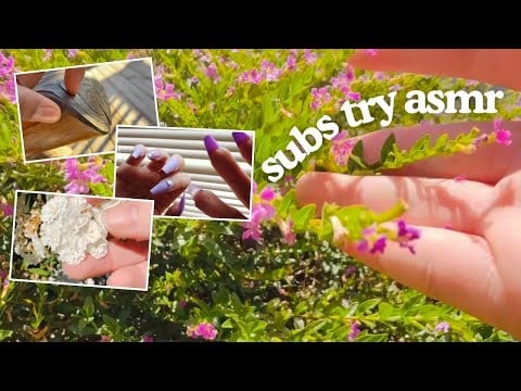my subscribers try asmr PART II