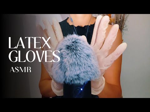 🎧 ASMR  Latex Gloves Tingles  & Fluffy Mic Sounds (No Taking)