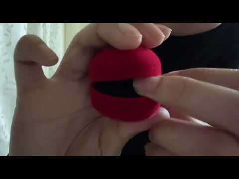 ASMR | Friend story telling and Random Tapping & Scratching on Ring Box 💍