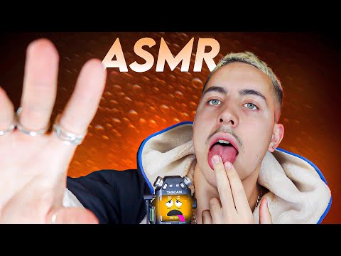 ASMR Spit Painting You 👅 Pintando você com a LÍNGUA