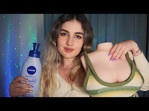 asmr MASAJE de ESPALDA CUELLO Y HOMBROS REALISTA para dormir y relajarse, Ale ASMR