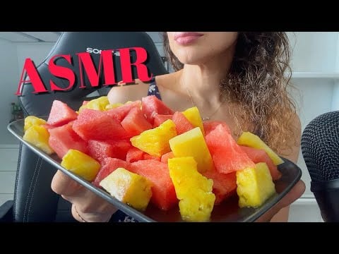 ASMR| WATERMELON Mukbang 🍉 ~ Eating Sounds (deutsch/german)