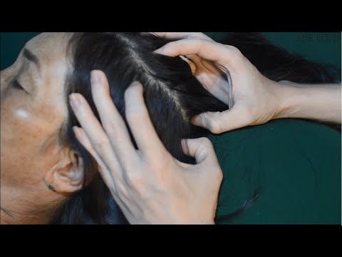ASMR Relaxing Scalp Check, Scalp Massage, Scalp Scratching Relax For Sleep