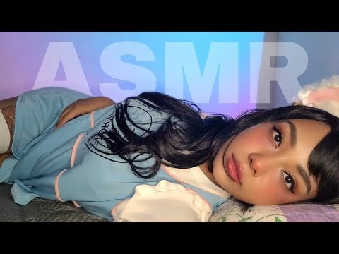 ASMR DURMA COMIGO COM SONS DE BOCA,  DUERME CONMIGO CON SONIDOS DE BOCA, MOUTH SOUNDS #ASMR