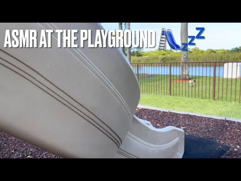 trying ASMR for the first time (at the playground)