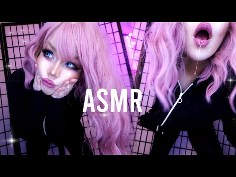 ASMR 💜🌈 WET LOLLIPOP EATING