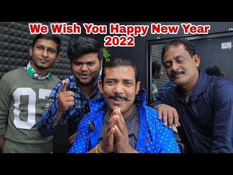 Wish You Happy New Year 2022 From Home ASMR Clinic Creator Sanjay Asim Barber And My Crew Members