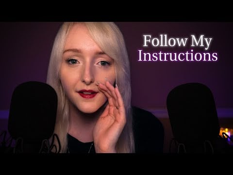ASMR Follow My Instructions With Your Eyes Closed 💤