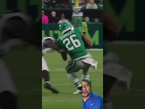 Philadelphia Eagles star Saquon Barkley incredible backwards hurdle jump is Madden 25