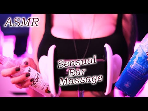 ASMR 😴😴 Sensual Oil Ear Massage with sensitive Ear Cleaning - perfect to Relax - No Talking