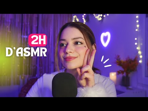 2H d'ASMR 💖: triggers et blabla proches pour dormir !