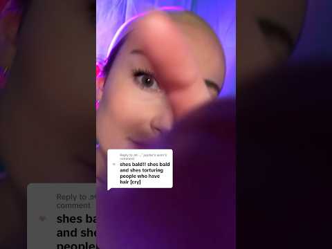 bald and tapping on you!!! #asmr