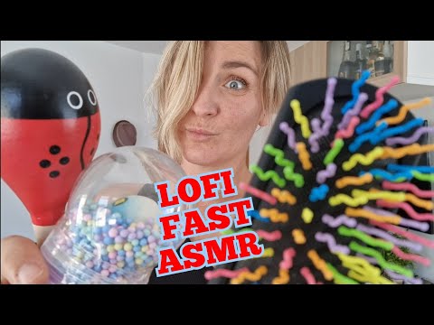 CHAOTIC FAST and AGGRESSIVE ASMR | No Talking | Random Triggers | LoFi Vibes #asmr #fast #lofi