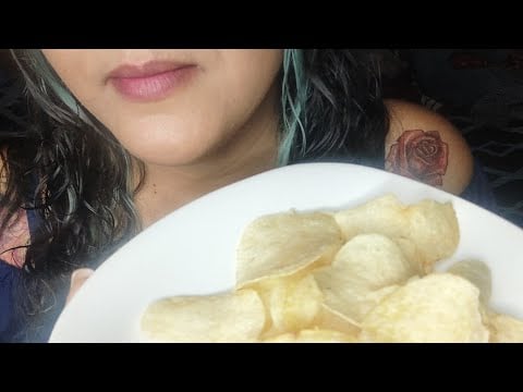 ASMR Disfrutando unas ricas Sabritas 😋