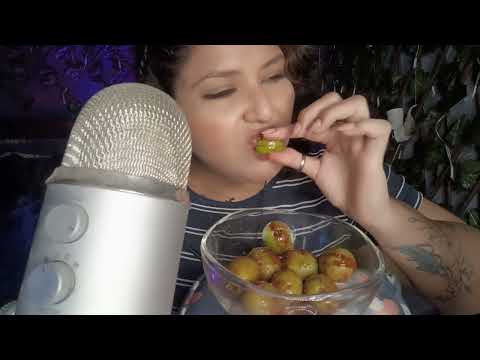 ASMR Comiendo ciruelas/Jobo o jocote SIN HABLAR 