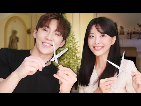 ASMR l  Korea's Best Hairdresser Scissors Sound ✂ (And mimo)