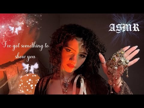 ASMR | Enchanting Jewelry sounds & Feather-Like Whispers  🌼✨ I’ve got something to show you 🗝️