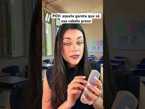 POV: aquela garota que só usa cabelo preso #asmr #asmrsounds #humor #asmrvideo