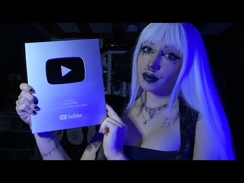 ASMR With Our YouTube Silver Play Button | Tapping, Scratching, Whispering 