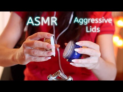 [ASMR] ✨Fast and Aggressive Lid Sounds (no talking)✨