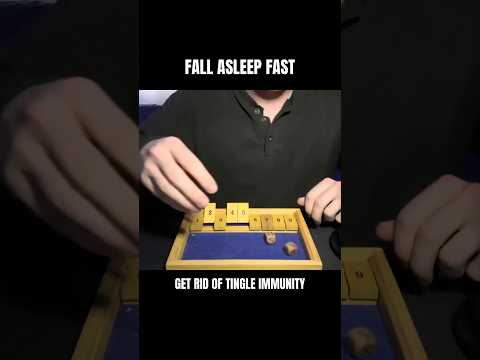 shut the box asmr 😴💤 | asmr soft, inaudible whispers, mouth sounds, tapping & wood sounds 🎲