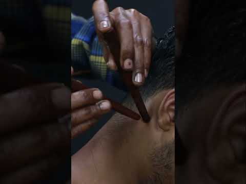 Uncle Barber Tip Top Massage ASMR | Neck Cracking Satisfying ASMR #shorts