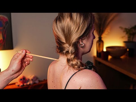 ASMR Insomnia Recovery - Nape & Back Scratching for DEEP SLEEP (No Talking)