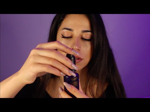 UYKU ÖNCESİ CİLT BAKIMINI YAPIYORUM & YÜZÜNE SERUM SÜRÜYORUM ASMR TÜRKÇE