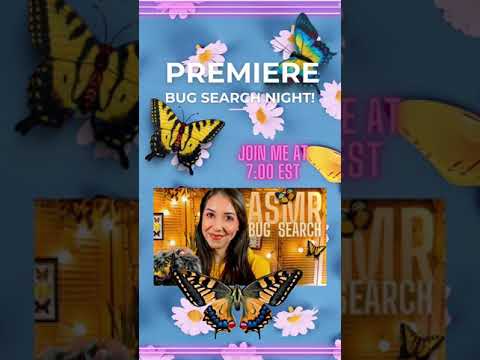 ASMR BUG SEARCH PREMIERE TONIGHT!