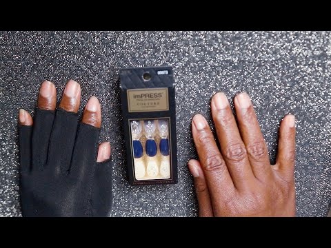 NO GLUE NEEDED ! ASMR PRESS ON NAILS