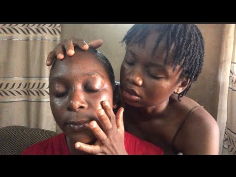 ASMR RELAXING FACE TOUCHING AND NITPICKING FOR DEEP SLEEP 😴 