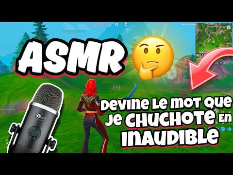 ASMR Français • DEVINE LE MOT QUE JE CHUCHOTE EN INAUDIBLE ! 😴 (niveau difficile) #2