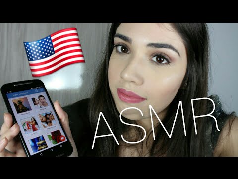 ASMR 🇺🇸 Trying To Speak English - Soft Spoken, Whisper / ASMR Português - Tentando falar inglês