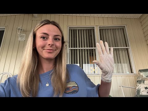 ASMR | 10 Minute Face Massage with Latex Gloves 🧤