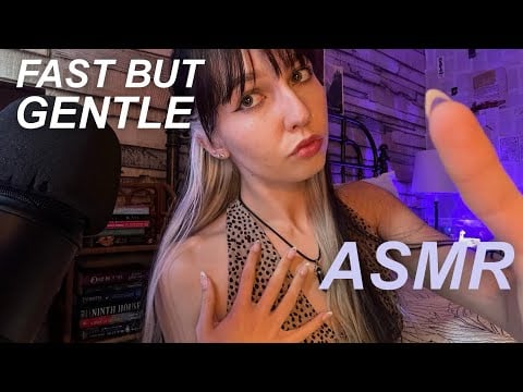 Fast But Gentle ASMR For Sleep (Mouth Sounds, Mic Sounds, Rambles)