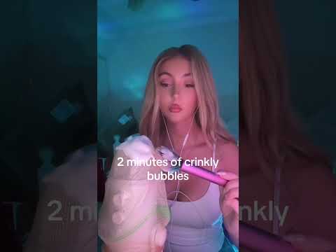 Crinkly bubbles trigger ! #asmr #asmrsounds