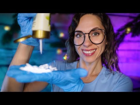 ASMR Fast & Aggressive Latex glove Massage for 100 %  tingles #asmr #fastasmr
