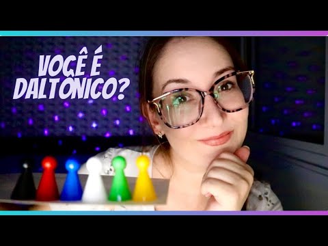 ASMR: TESTE DE DALTONISMO | Percepção de cores 🚦