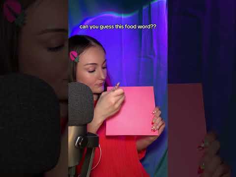 ASMR Guess the Food Word