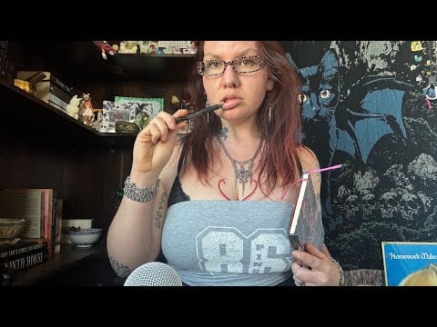 ASMR whispering poems in ur ear 🌸
