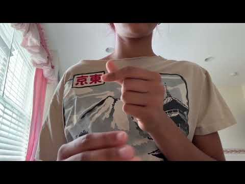 asmr hand sounds pt 87 💙🩷💜