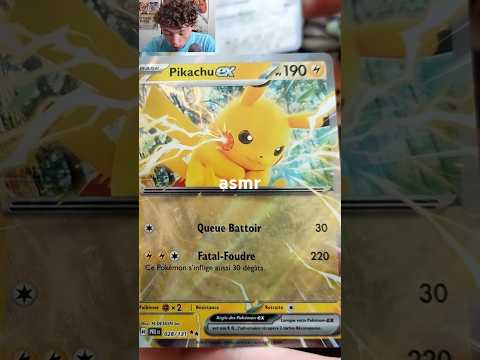 asmr ouverture booster pokemon évolution prismatique